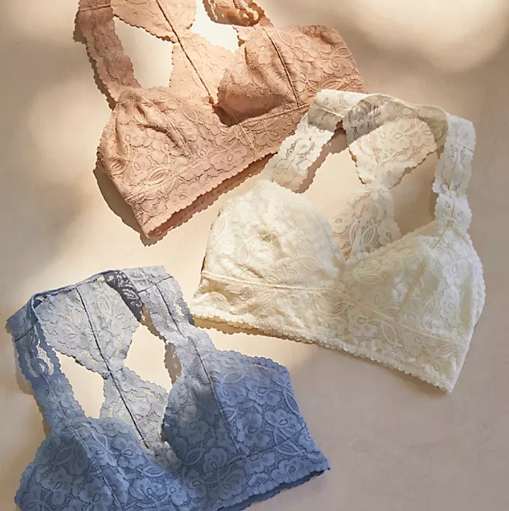 🆕️ Free People 'Galloon Lace Racerback' Bralette - Picture 10 of 12
